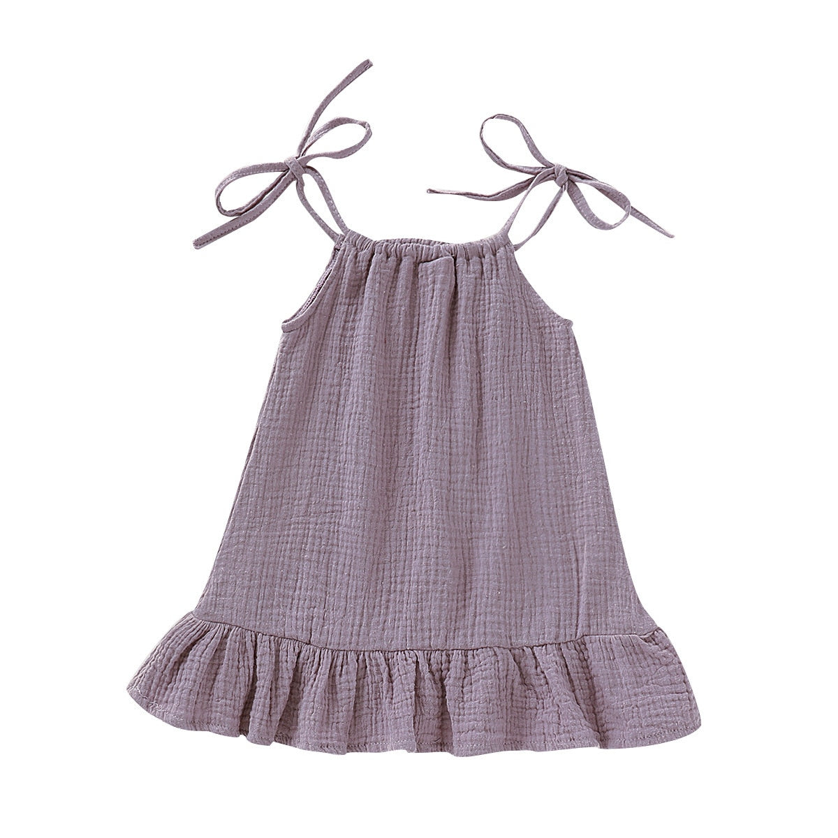 Summer Toddler Baby Girl Sleeveless Ruffles Dress Sarafan