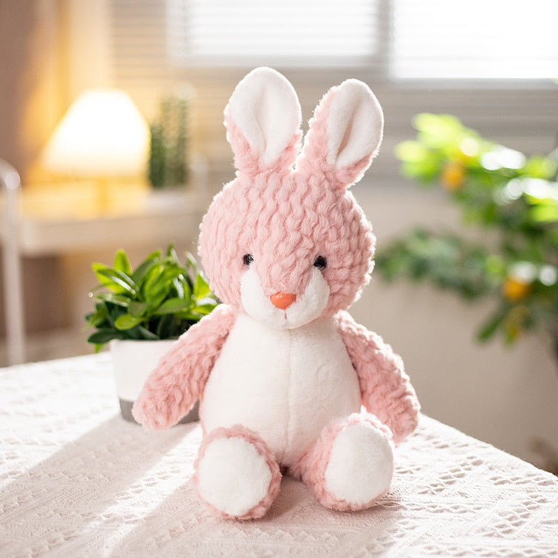 Super Soft Long legs baby appease toy Pink Bunny Grey Teddy