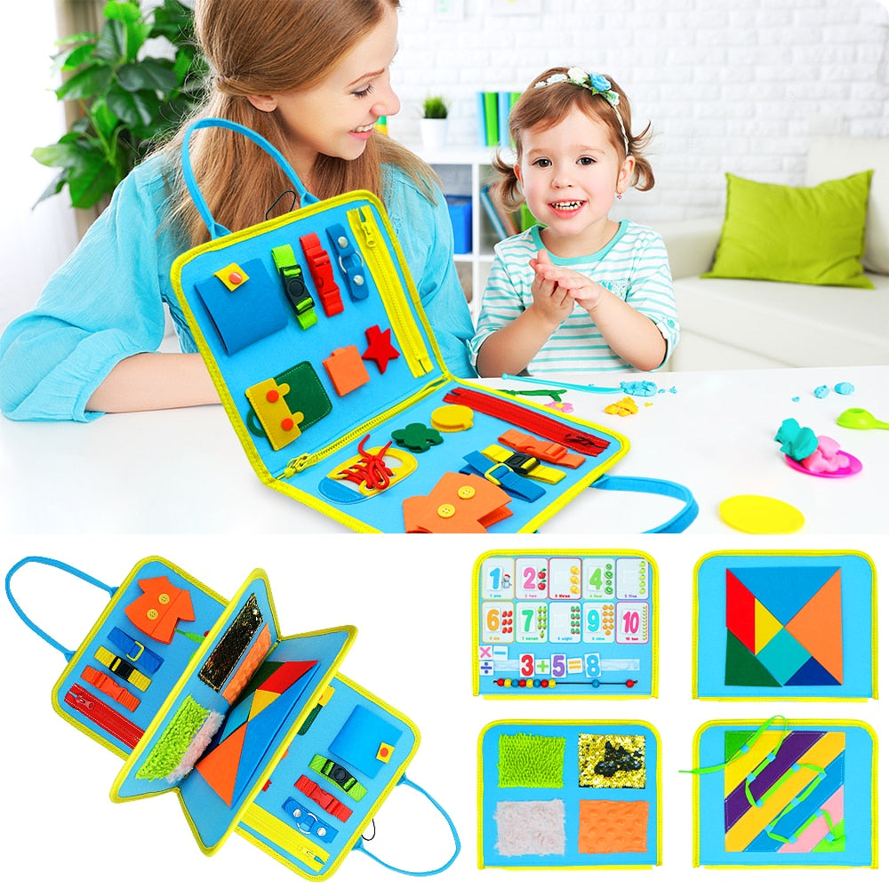 Toddler Busy Board Preschool Children Intelligence Learning